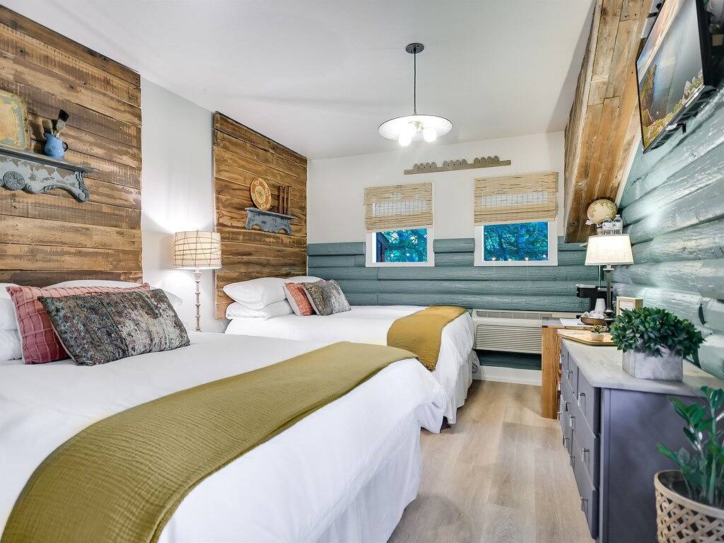 Walk to Wimberley Square + Creek Access | Cabins on the Square in Wimberley, Hays County