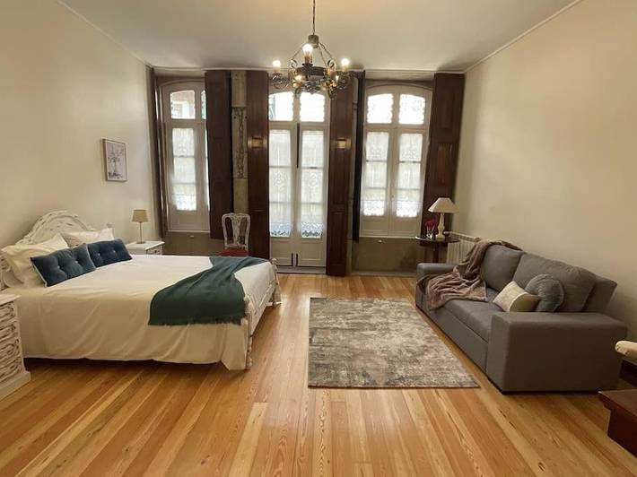 Apartamento para 4 personas, con balcón en Ponte de Lima