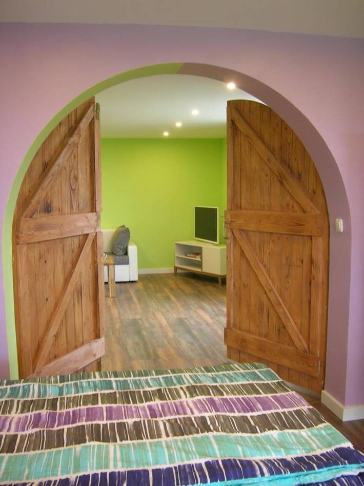 Ferienwohnung für 4 Personen, mit Terrasse und Garten sowie Ausblick in Gotthun
