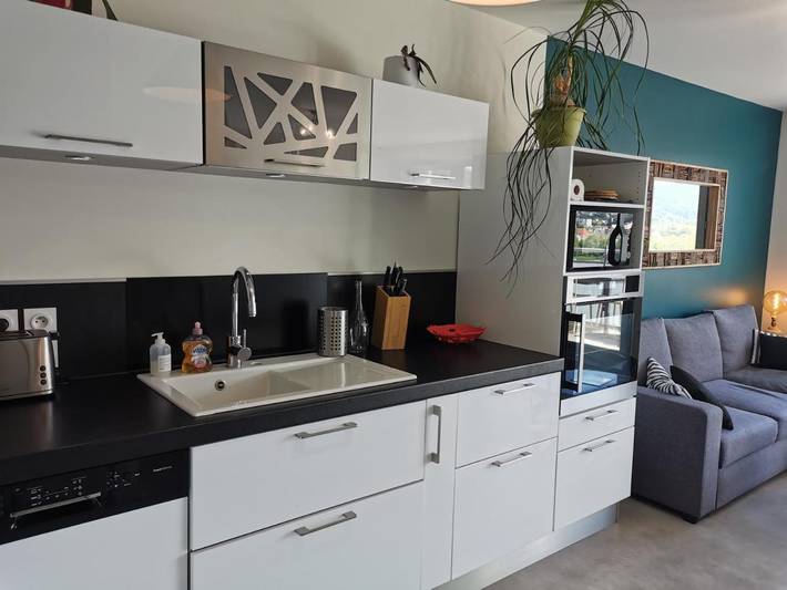 Appartement de vacances pour 7 personnes, avec Balcon ainsi que Terrasse et Vue à Clermont-Ferrand