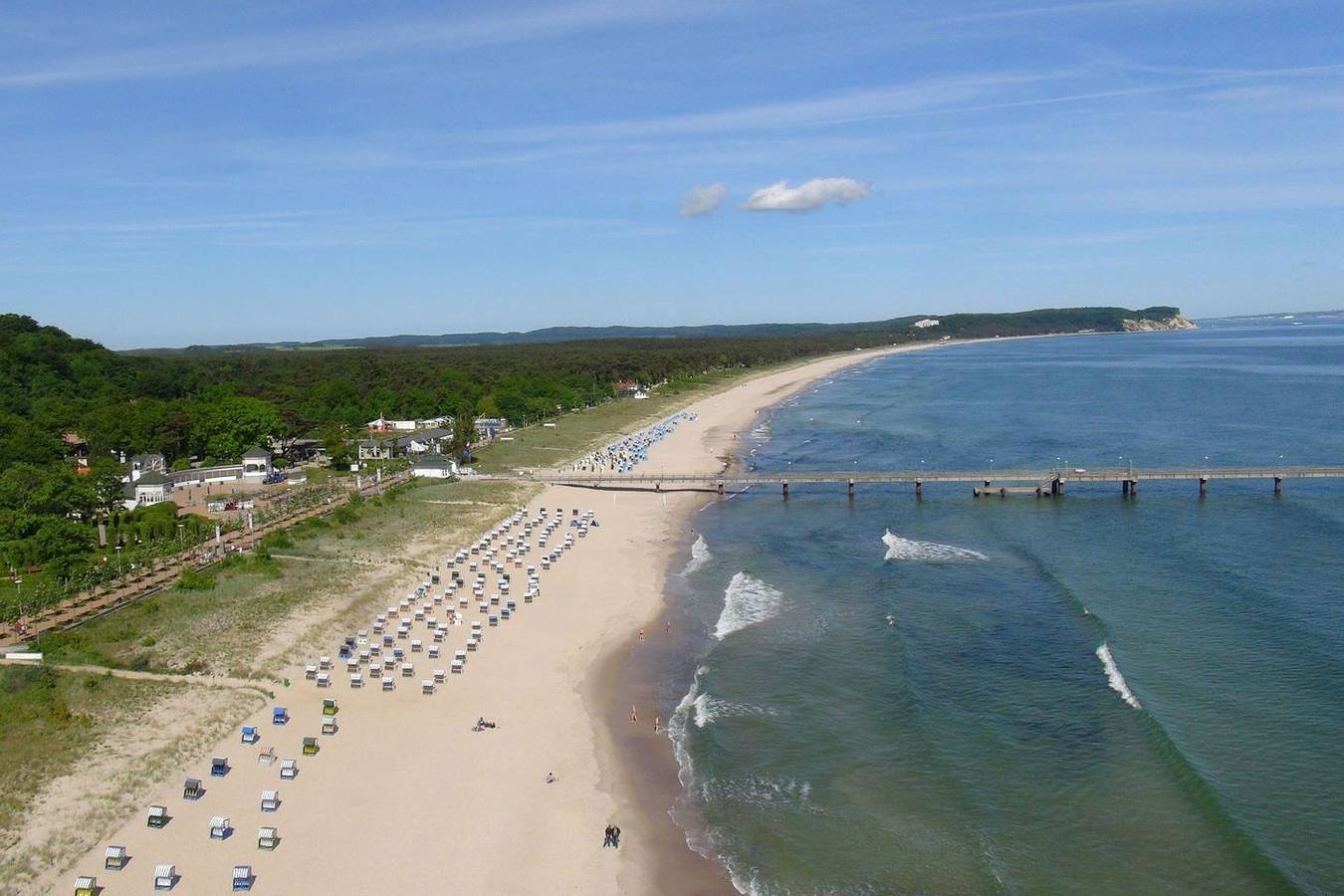 Strandnahes Haus, Balkon, Nutzung vom Ahoi Erlebnisbad in Sellin - Villa Playa in Südstrand Göhren, Rügen