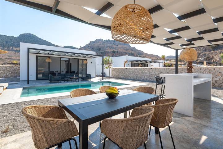 Villa pour 4 personnes avec jardin in Kolympia, Rhodes