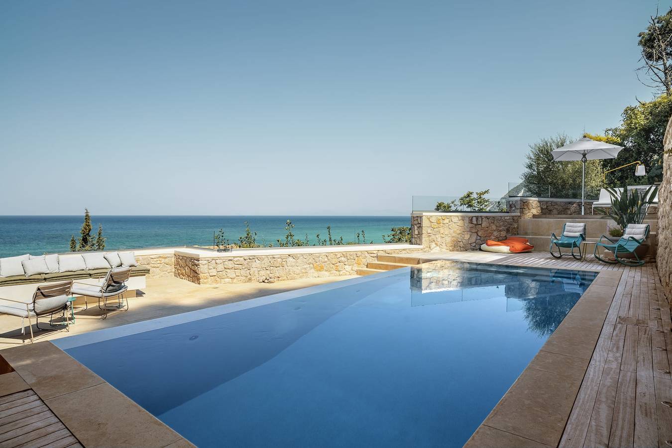 Villa voor 11 personen met terras in Agios Nikitas, Griekenland