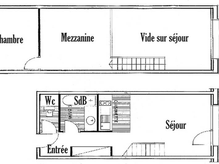 Chalet pour 7 personnes, avec balcon, animaux acceptés à Les Saisies - 4
