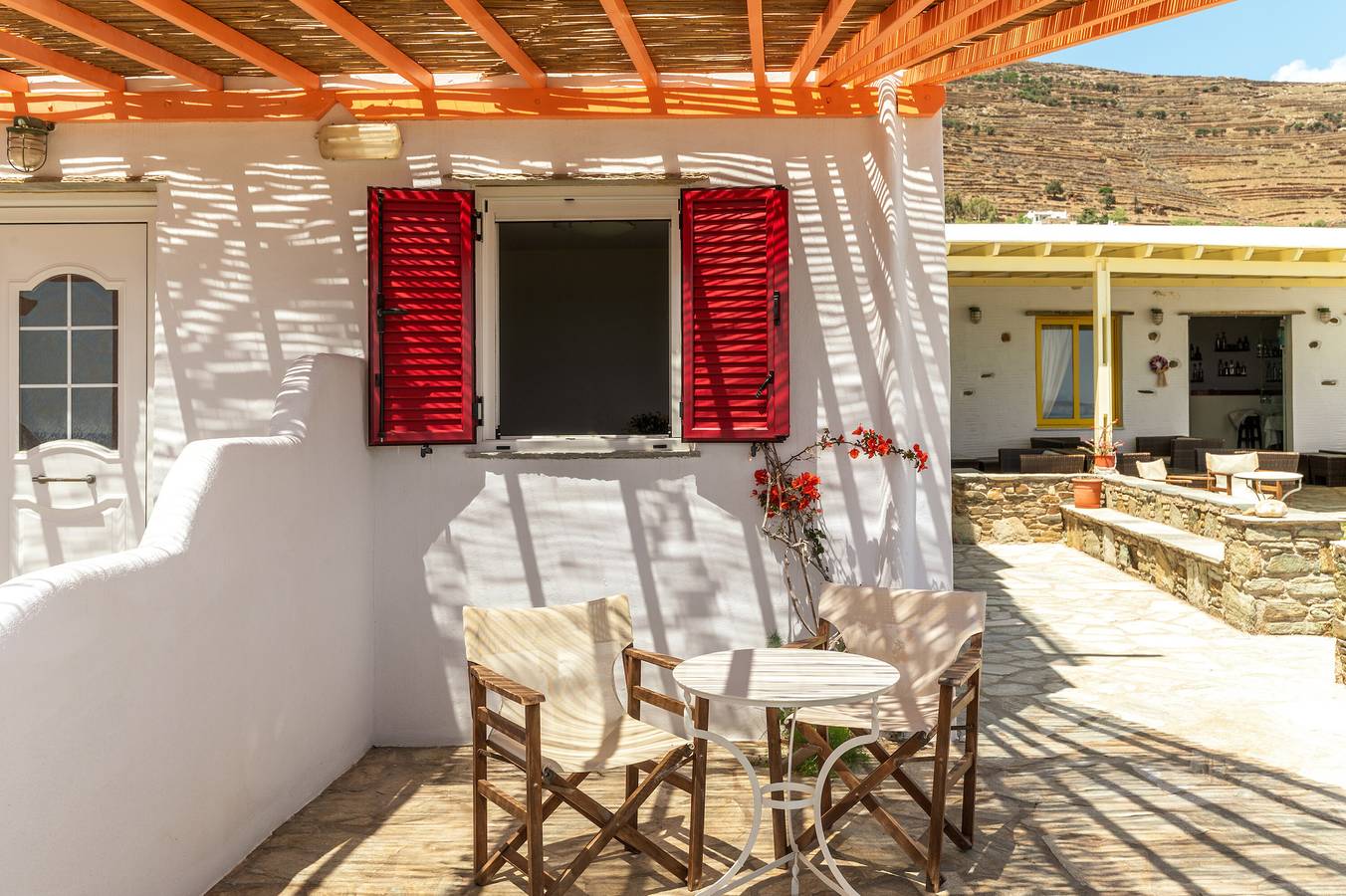 Ferienhaus 'Anemologio 201 Tinos' mit Meerblick, Wlan und Klimaanlage in Ormos Agiou Ioannou, Tínos