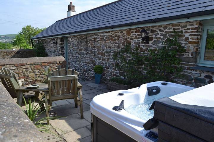 Ferienhaus für 2 Personen, mit Whirlpool und Garten in Devon