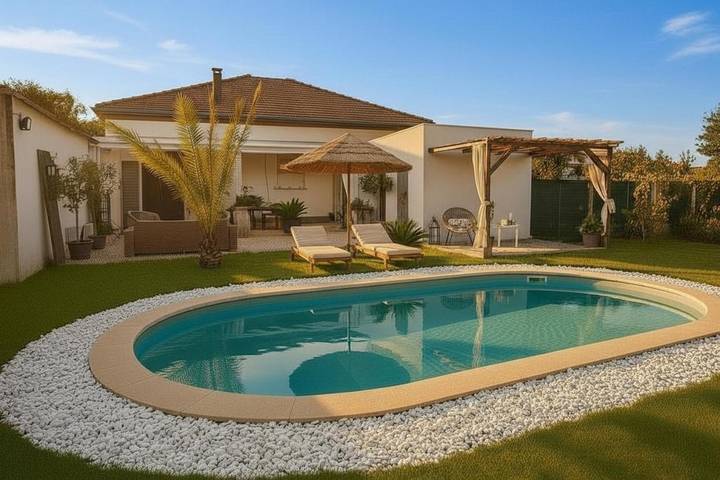 Casa de vacaciones para 6 personas, con jardín y piscina, Se admiten mascotas - 1