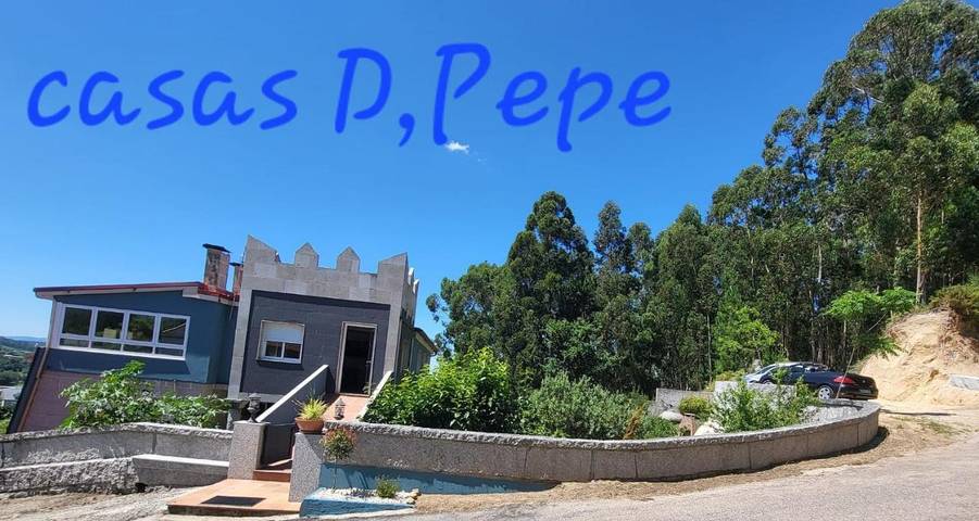 Casa de vacaciones para 12 personas, con Jardín en Meis