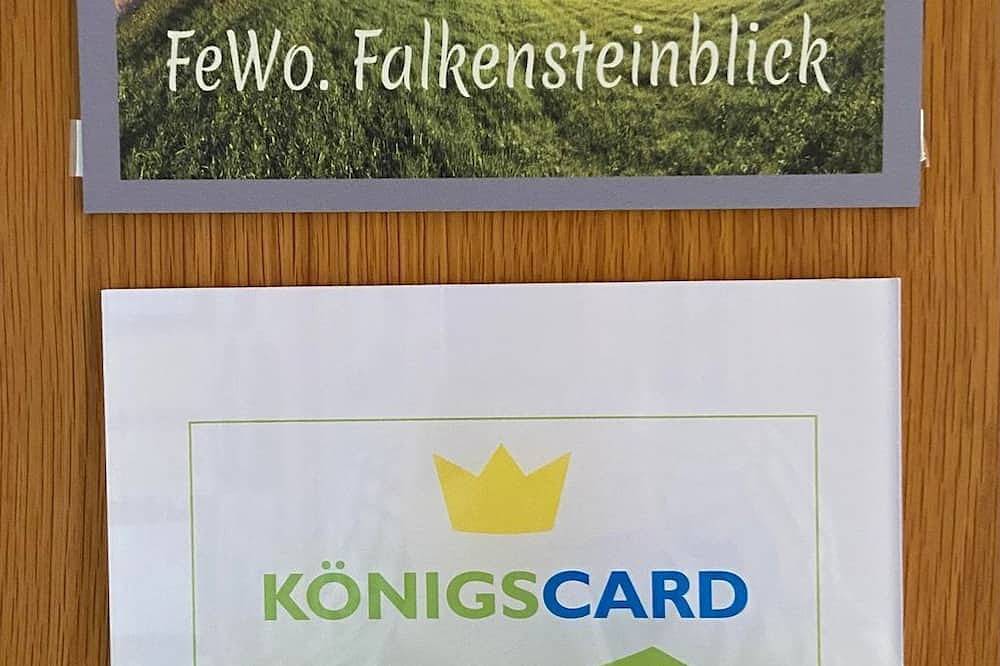 Ganze Wohnung, Fewo Falkensteinblick - Fewo Falkensteinblick inkl. Königscard in Pfronten, Bayerisch Schwaben