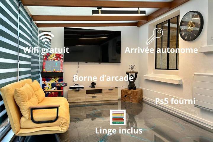 Maison de vacances pour 4 personnes, avec jardin