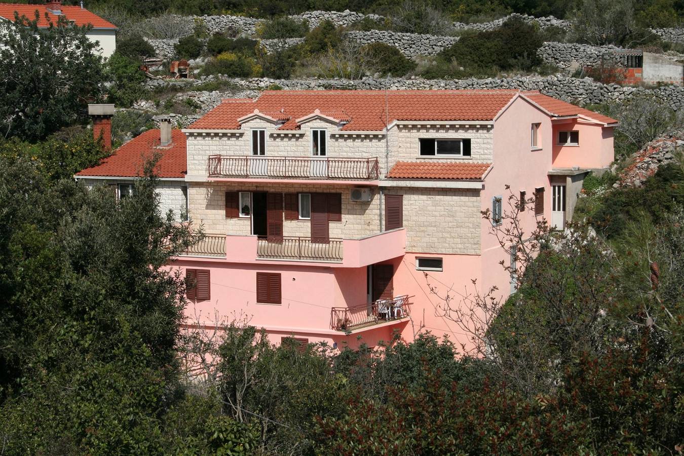Ganze Wohnung, 1-Zimmer-Ferienwohnung mit Balkon Racisce, Korcula A-4359-a in Račišće (Dalmatien), Korcula