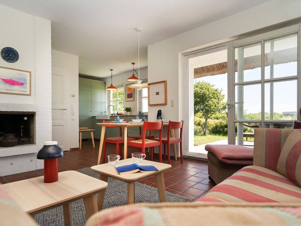 Strandhütte - Reetdachhaus für 4 Pers. mit Sauna, Kamin, Garten, Stellplatz, Haustiere erlaubt. in List (Sylt), Sylt