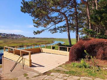Gîte pour 4 personnes, avec jardin et vue, animaux acceptés à Sainte-Marguerite-sur-Mer