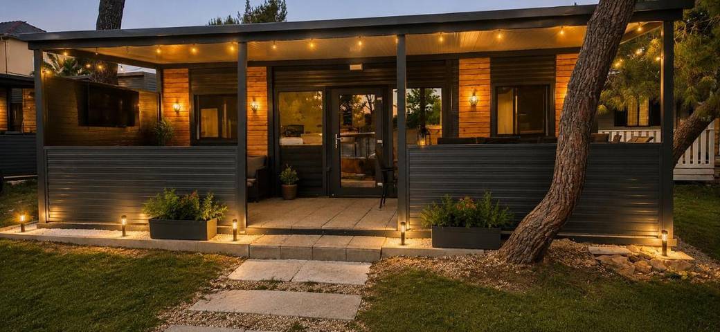 Camping für 7 Personen, mit Terrasse in Privlaka