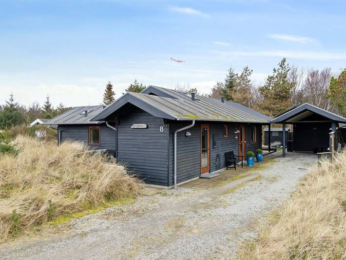 Feriehus for 7 personer, med terrasse og sauna i Skagen