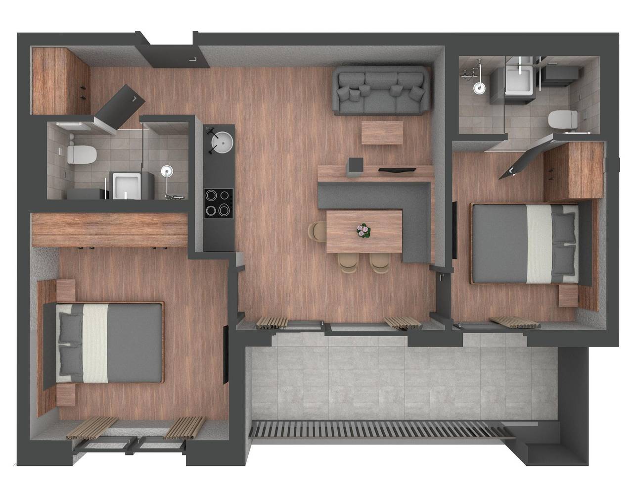 Ganze Ferienwohnung, Appartement für 2-4 Personen in Mathon, Verwall