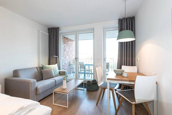 Ferienwohnung für 3 Personen, mit Balkon und Sauna auf Langeoog