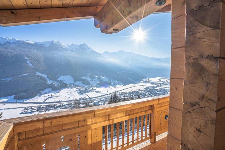 Chalet für 10 Personen, mit Balkon und Terrasse sowie Garten und Ausblick in Bramberg am Wildkogel