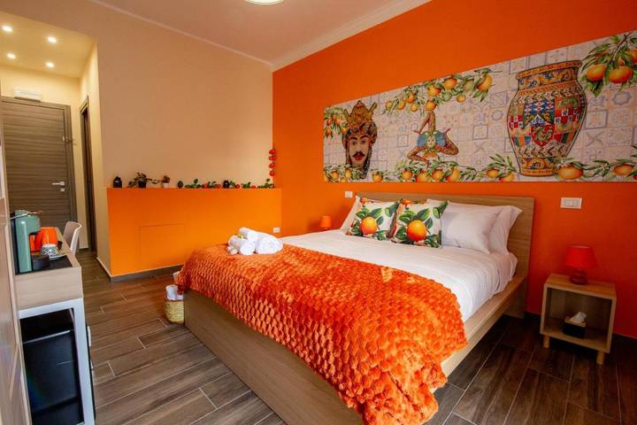 BnB für 2 Personen, mit Balkon in Catania