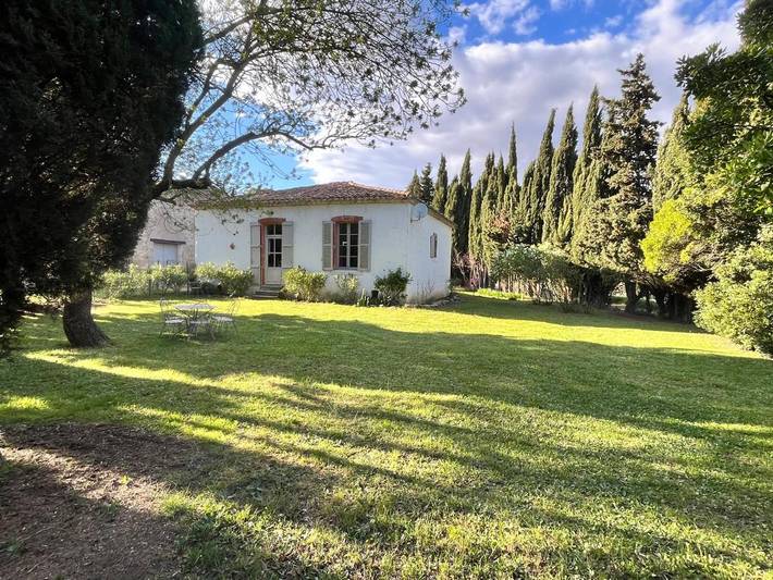 Location de vacances pour 7 personnes, avec vue ainsi que jardin et piscine à Montlaur (Languedoc-Roussillon) - 4