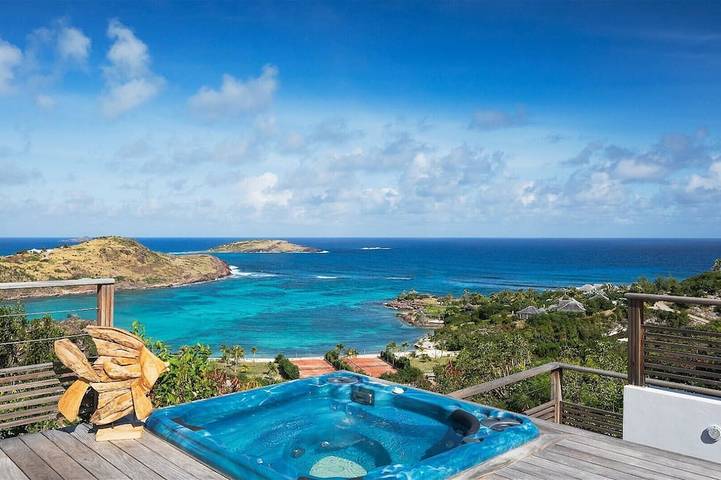 Ferienhaus für 4 Personen, mit Whirlpool und Terrasse sowie Garten auf Saint-Barthélemy