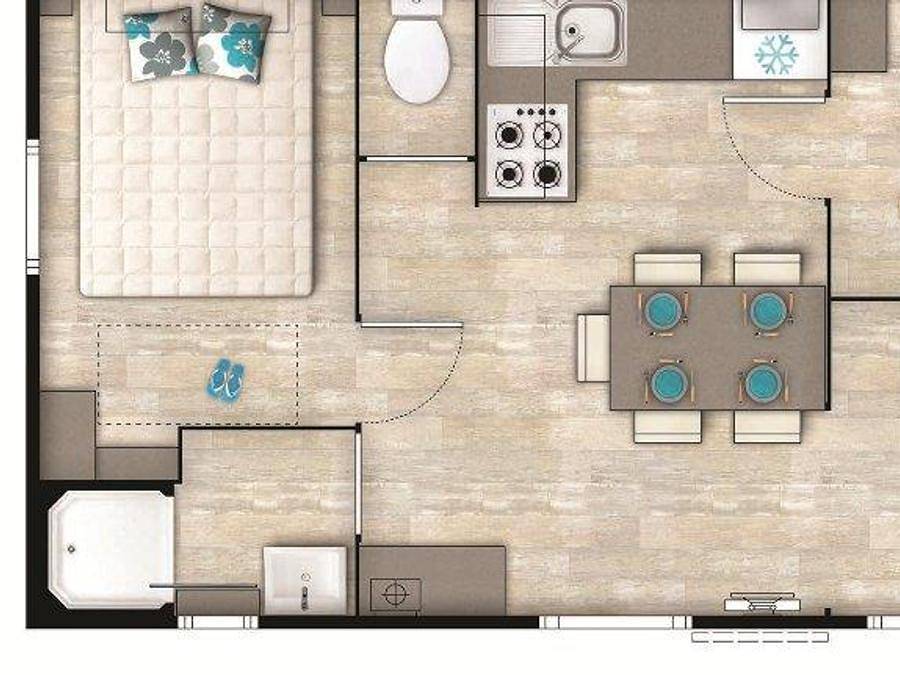 Flower Camping Saint Lambert - Mobilheim 6 personen - Modulo 30m² in Millau, Parc naturel régional des Grands Causses