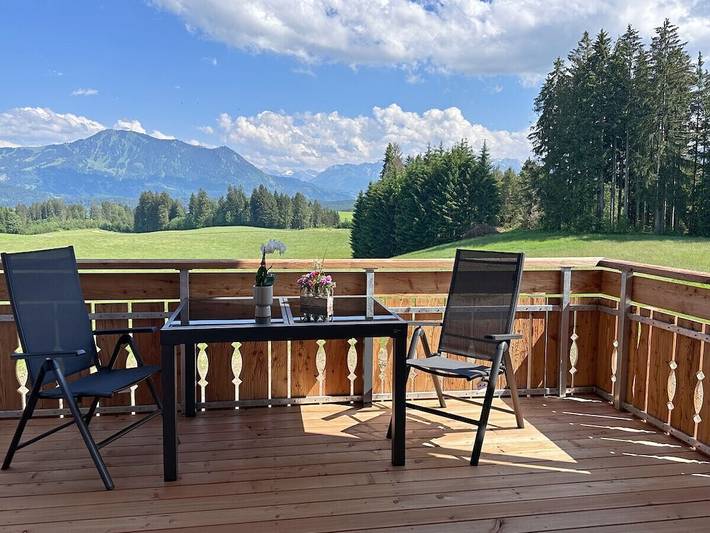 Ferienhaus für 4 Personen, mit Terrasse in Immenstadt