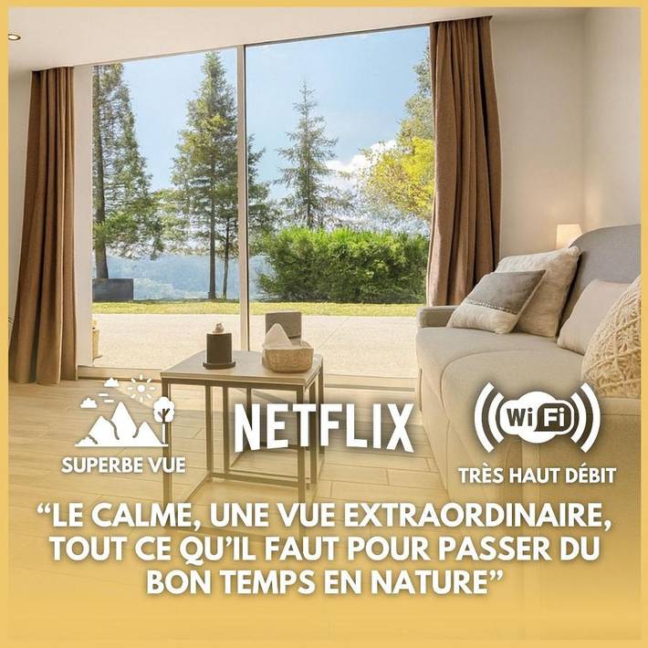 Location de vacances pour 5 personnes, avec vue et jardin dans Pelouse