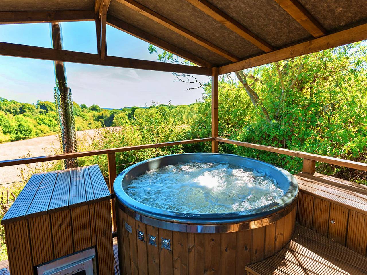 Chalet en Kent con jacuzzi y vistas in Chiddingstone, Kent