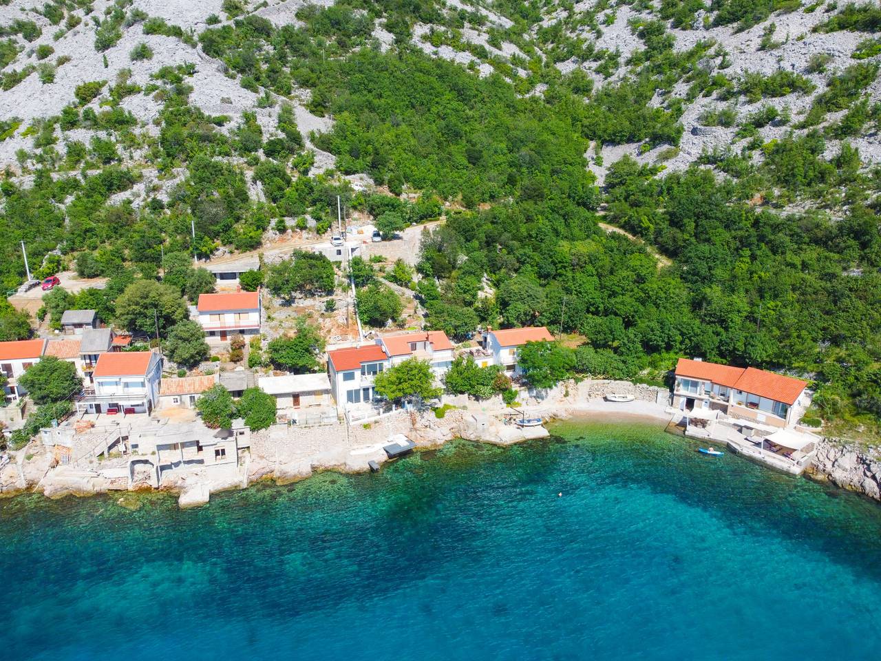 Entire apartment, Wind soleil in Jablanac, Kvarn land