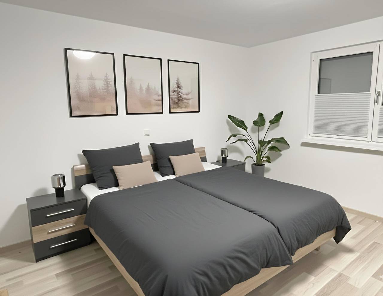 Ferienwohnung Katharina - Ferienwohnung (56m² mit Terrasse und Gartenzugang in Bad Staffelstein, Oberes Maintal - Coburger Land