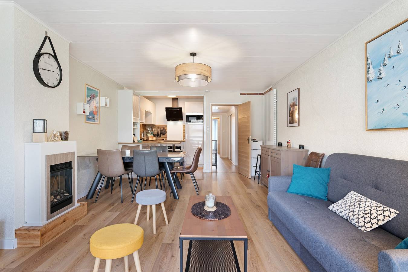 Appartement entier, Appartement 'Les Gemaux 2' à Villard-de-Lans, 6 personnes, 1 chambre principale et une chambre cabie in Villard-de-Lans, Parc naturel régional du Vercors