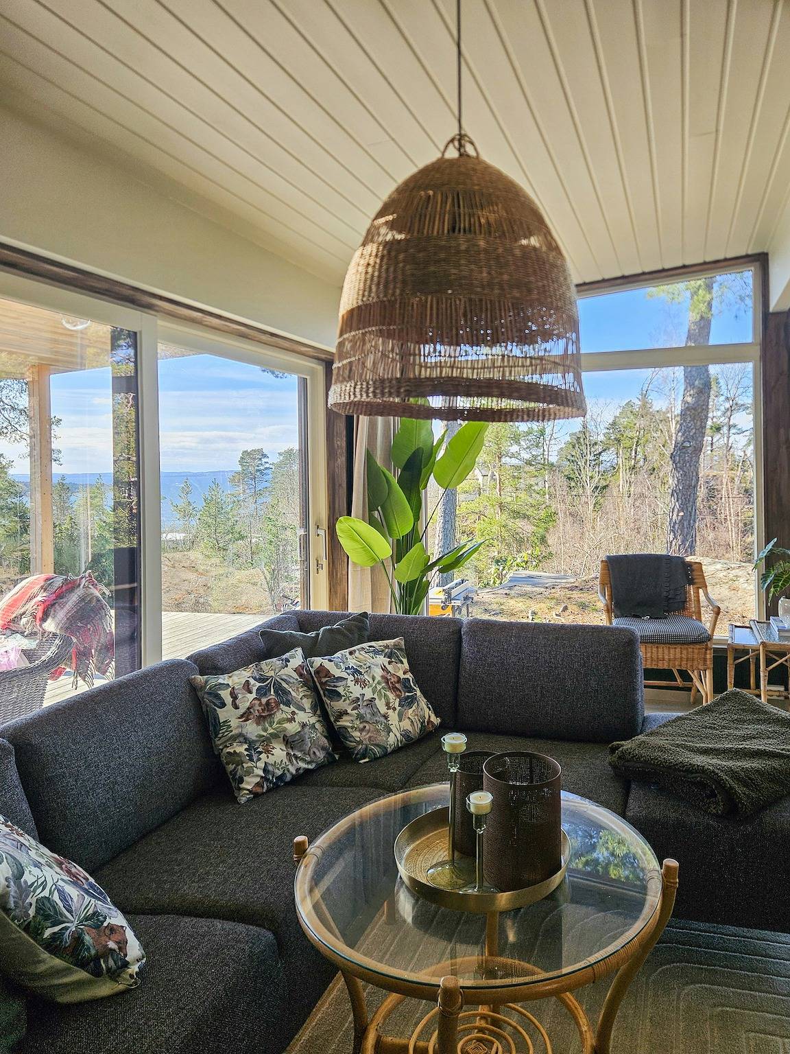 Idyllische und moderne Hütte auf Jeløya in Moss