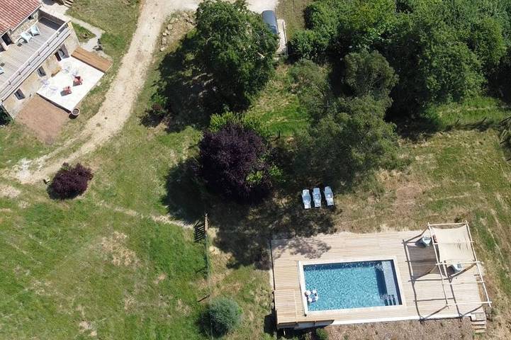 Location de vacances pour 10 personnes, avec Piscine à Molières (région de Bergerac)