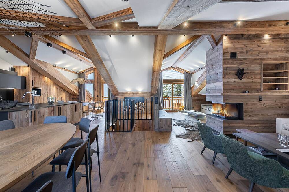 Ganze Wohnung, Ski-in/Ski-out Apartment mit Parkplatz in Courchevel in Saint-Bon-Tarentaise, Courchevel