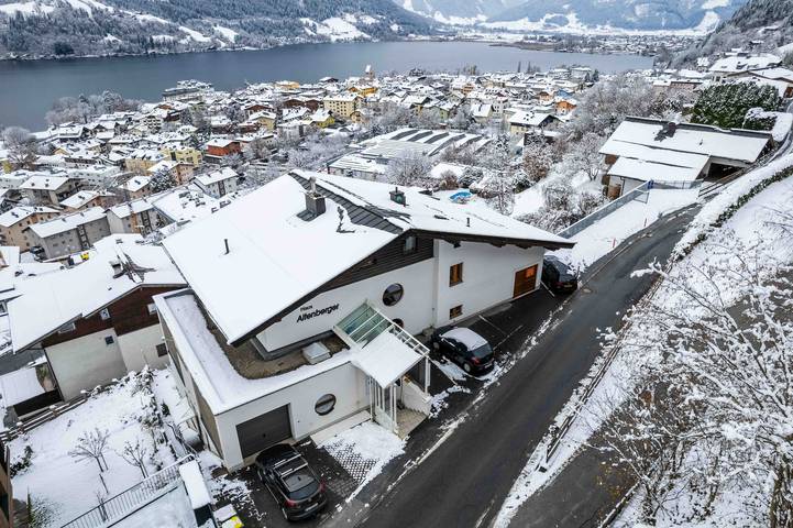 Studio dla 2 osób, z widok na jezioro i ogród w Zell am See