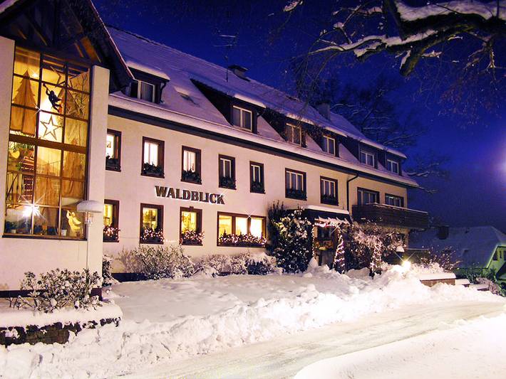 Hotel-Restaurant Waldblick-Bsr - Einzel Zimmer Kompakt Retro ohne Balkon in Donaueschingen, Mittlerer Schwarzwald