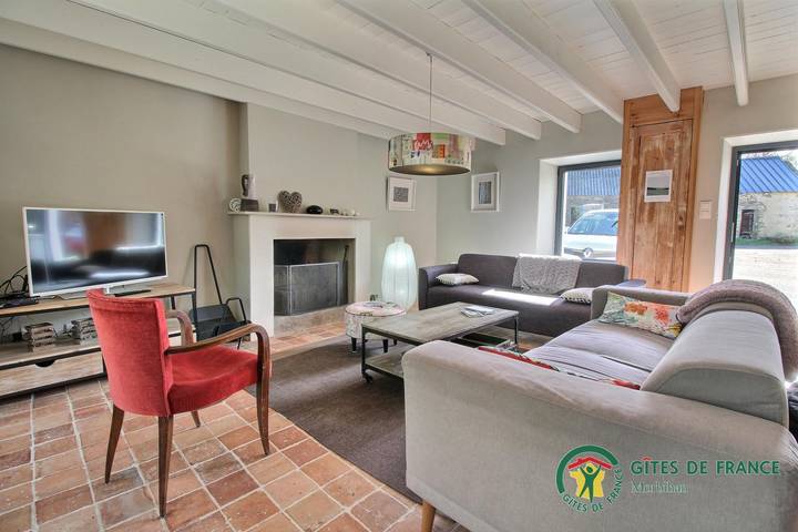 Gîte pour 6 personnes, avec jardin et terrasse, animaux acceptés à Le Palais - 3