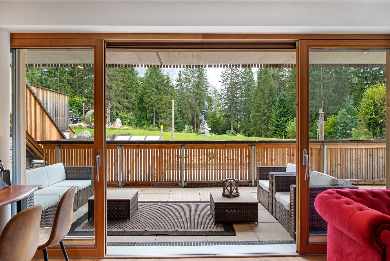 Ganze Wohnung, Apartment 'Zugspitzstudio' mit Bergblick, privater Terrasse und Wlan in Ehrwald, Ammergauer Alpen (Österreich)