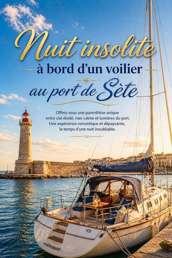 Bateau pour 2 personnes, avec terrasse ainsi que vue sur le lac et vue dans Port de Sète