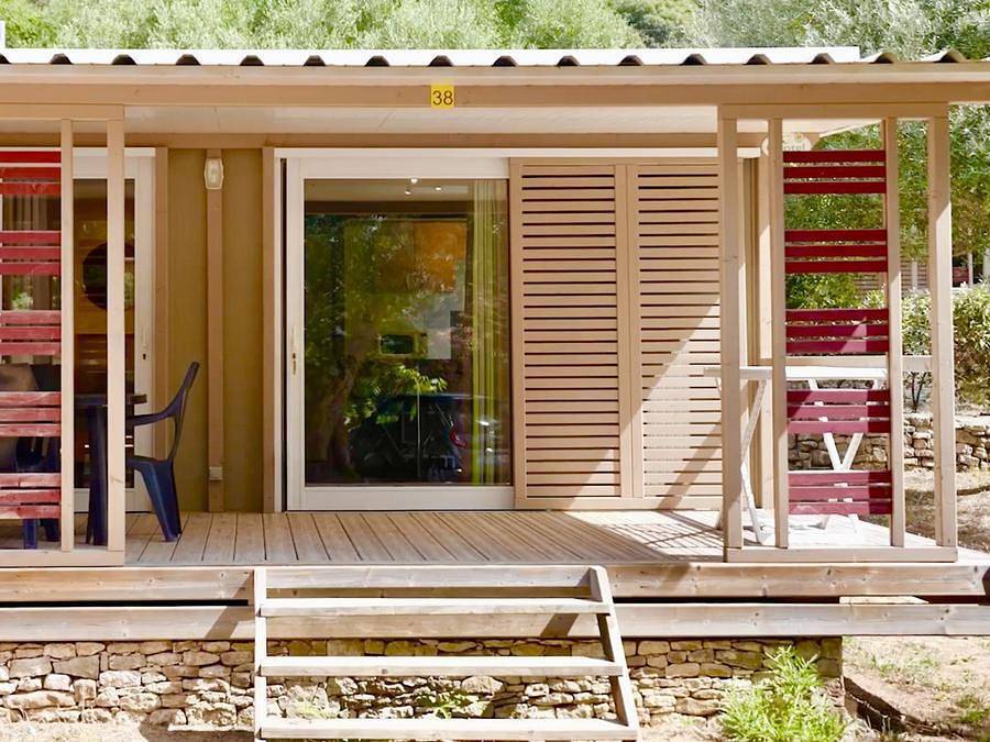 Camping Cavallo Morto - Chalet 4 persons - Wooden 2 bedrooms Air-conditioned in Bonifacio, Arrondissement de Sartène