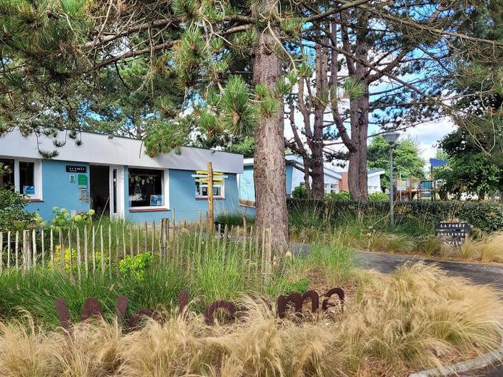 Camping La Foret Stella Plage - Mobilhome 4 personnes - Cottage Opale Vacances - 2 chambres - 27m2 - Terrasse en bois in Cucq, Région de Montreuil