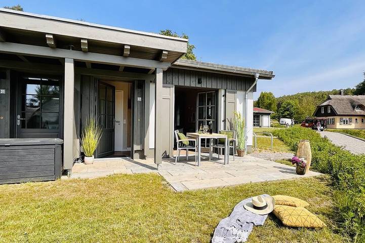 Ferienhaus für 3 Personen, mit Terrasse und Sauna sowie Garten, mit Haustier