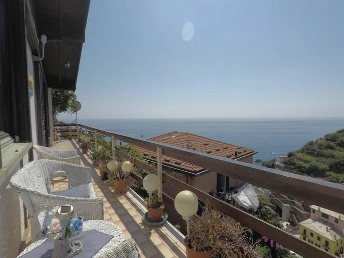 BnB für 2 Personen, mit Balkon und Garten sowie Ausblick in Cinque Terre