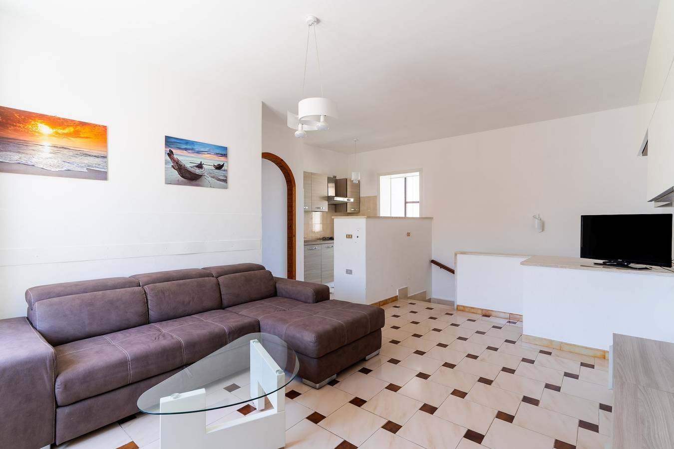 Casa vacanze 'Primo Piano Vista Mare' con terrazza privata e aria condizionata in Ugento, Golfo di Taranto