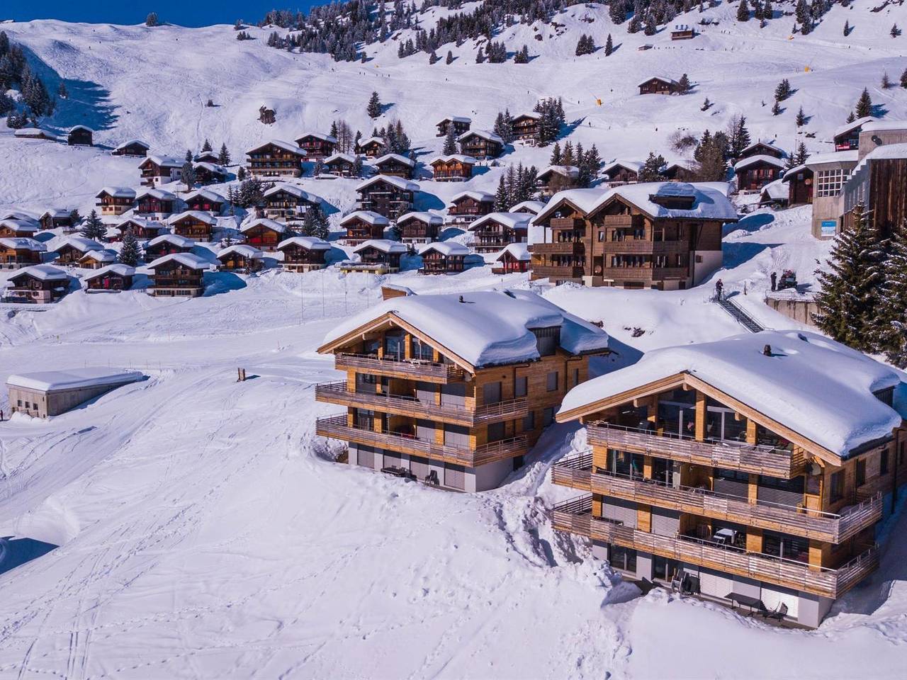 Ganze Wohnung, Apartmenthaus Riederhoru A Eg in Riederalp, Aletsch Arena