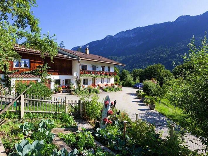 Bauernhof für 2 Personen, mit Balkon und Terrasse sowie Garten in Bischofswiesen