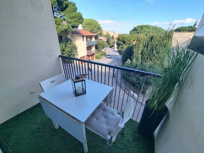 Studioleilighet for 4 personer, med Balkong og Terrasse i Collioure