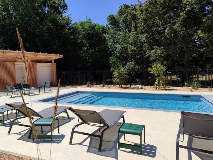 Hôtel pour 4 personnes, avec piscine et jardin à Boufféré - 3