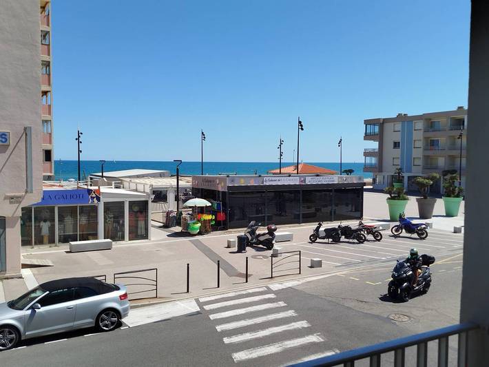 Studio pour 3 personnes, avec balcon dans Saint-Cyprien-Plage